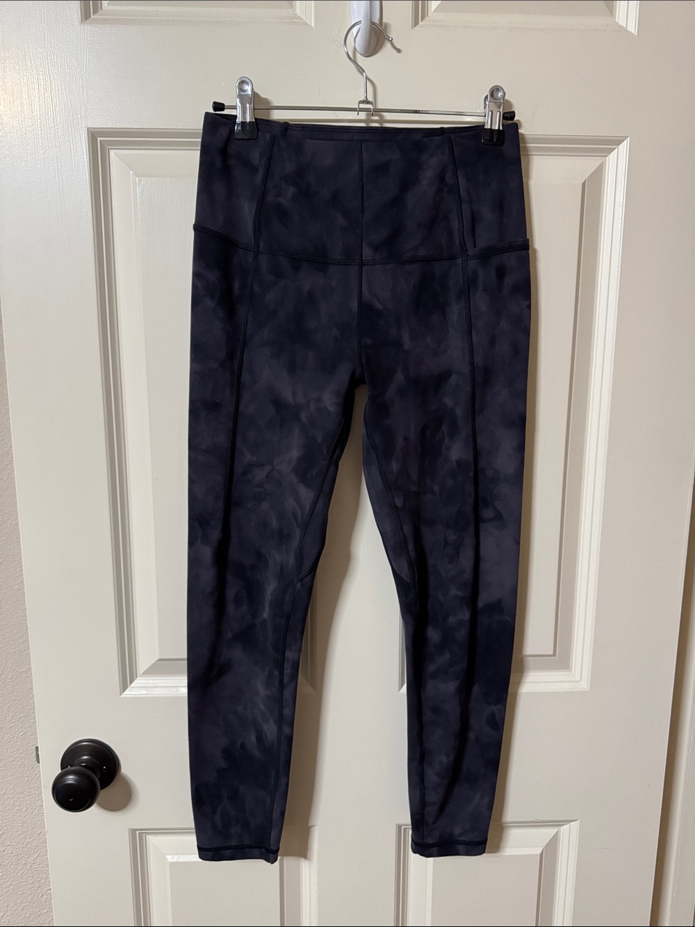 Sweaty Betty Super Soft Yoga Leggings in Black Spray Dye Colorway